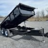 Premier-6x12-Dump-Trailer-Rear-Combo-Gate-Slide-Out-Ramps-Tarp-Kit-2.jpg Premier 6 x 12 Low Profile Dump Trailer – Ladder Ramps