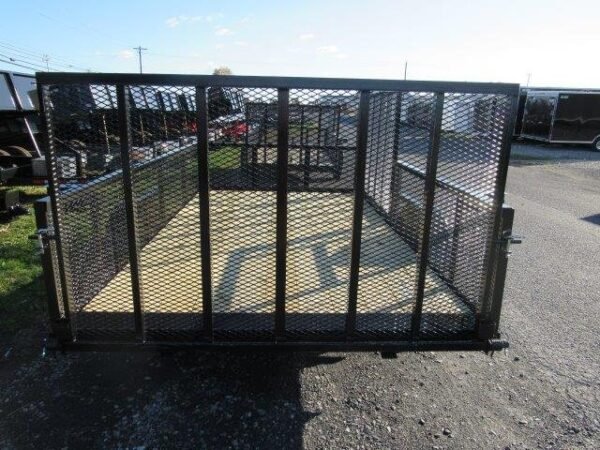 Premier-7-x12-Landscape-Utility-Trailer-Side-ATV-Gate-Mesh-Sides-4-1.jpg Premier 7 x 12 Landscape Utility Trailer – Mesh Sides & ATV Ramp