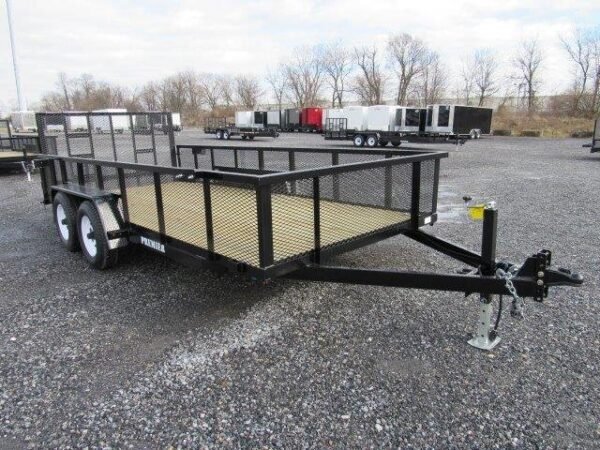 Premier-7x16-Landscape-Utility-Trailer-10K-GVW-Rear-Ramp-Gate-Mesh-Sides-3.jpg Premier 7 x 16 Landscape Utility Trailer – HD Ramp Gate