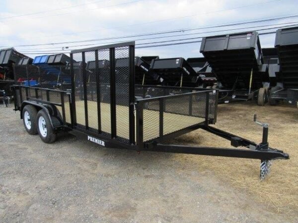 Premier-7x16-Landscape-Utility-Trailer-Mesh-Sides-ATV-Gate-3.jpg Premier 7 x 16 Landscape Utility Trailer – Mesh Sides & ATV Ramp