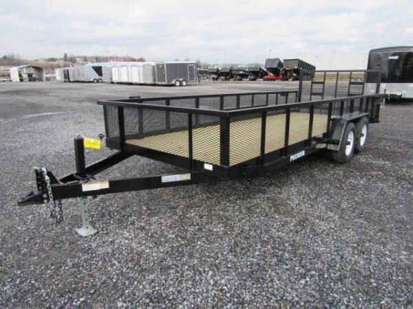 Premier-7x20-Landscape-Utility-Trailer-10K-GVW-Rear-Ramp-Gate-Mesh-Sides-3.jpg Premier 7 x 20 Landscape Utility Trailer – HD Ramp Gate