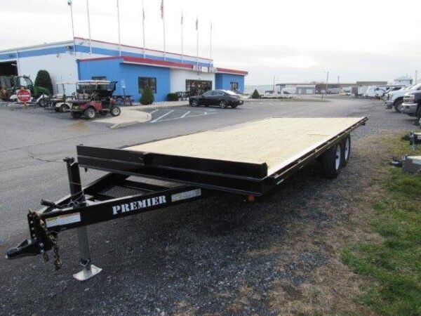 Premier 8.5 x 20 Deckover Equipment Trailer – Slide Out Ramps