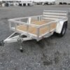 Sport Haven 5×8 Aluminum Utility Trailer – Bi-Fold Ramp Gate