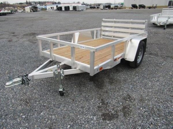 Sport Haven 5×8 Aluminum Utility Trailer – Bi-Fold Ramp Gate