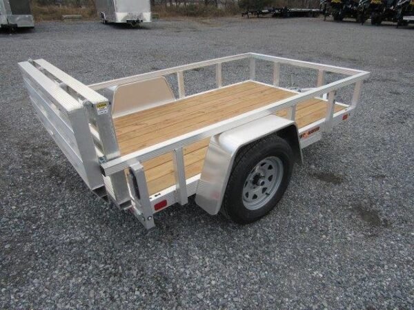 Sport Haven 5×8 Aluminum Utility Trailer – Bi-Fold Ramp Gate