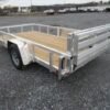 Sport Haven 6×12 Aluminum Utility Trailer – Bi-Fold Ramp Gate