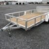 Sport Haven 6×12 Aluminum Utility Trailer – Bi-Fold Ramp Gate