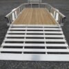 Sport Haven 6×12 Aluminum Utility Trailer – Bi-Fold Ramp Gate