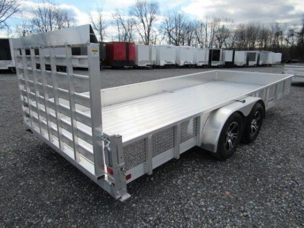 Sport Haven 7×18 Aluminum Landscape Trailer: Heavy Duty Ramp