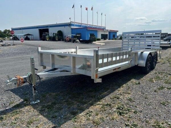 Sport Haven 7×18 Aluminum Utility Trailer – ATV Ramps