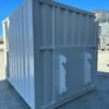 White Modified 10ft Shipping Container with AC